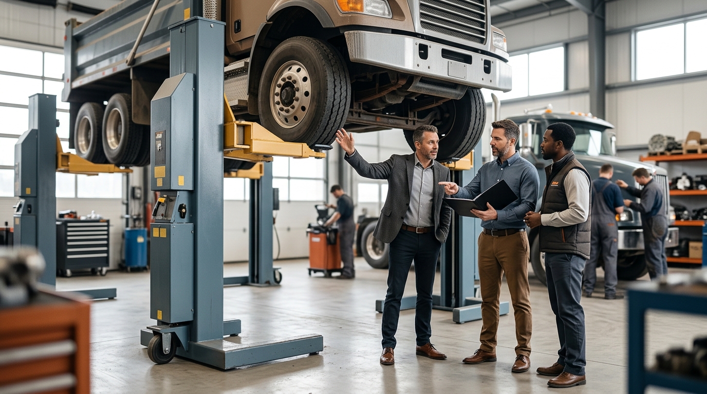 Illustration: Heavy Duty Lift Equipment Leasing 2026: A Shop Owner's Guide to Capital